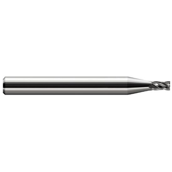 Picture of Harvey Tool 13931 Dia 0.031 Loc 0.0460 Oal1.50 End Mill Standard Flute Standard Helix Carbide Uncoated Single End Square Sharp